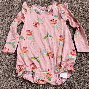 Posh peanut glitterville bubble romper